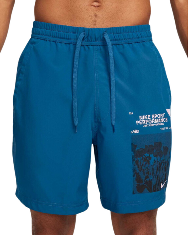 NIKE - Nike Dry Fit form pantalone shorts GX blu uomo