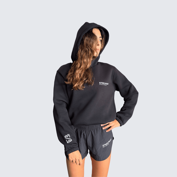 Black Crop Sweatshirt
