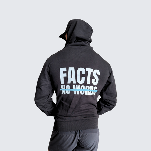 Sweatshirt FACTS. NO WORDS. Black