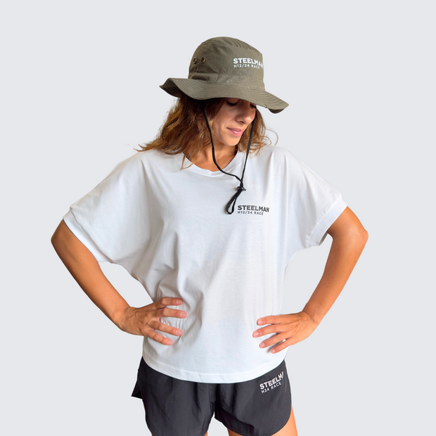 White Crop Sweatshirt